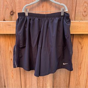 Nike Men’s Dri-Fit Lined Shorts - Navy - Size XL